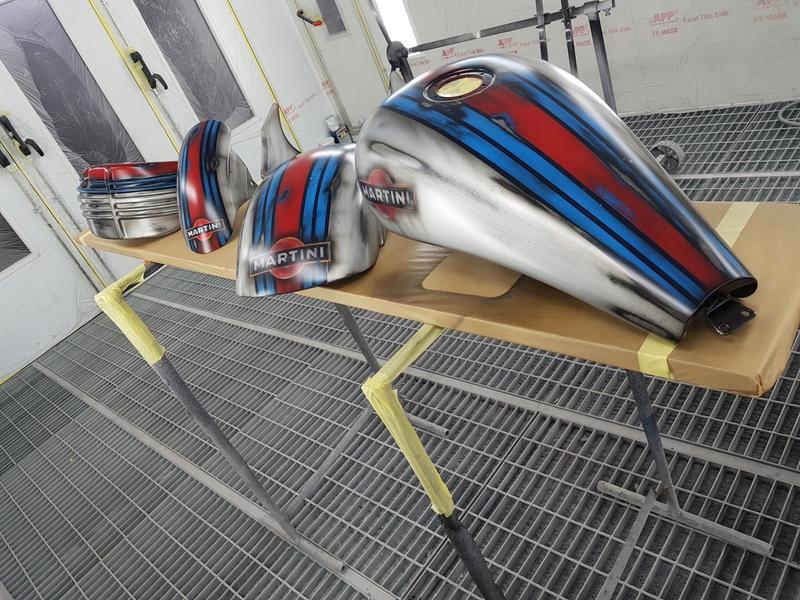 Malowanie ramy motocykla