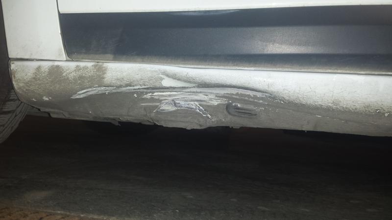 Prostowanie progów samochodowych