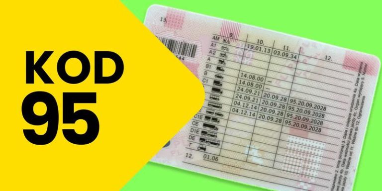 Co warto wiedzieć o kodzie 95 w prawie jazdy?