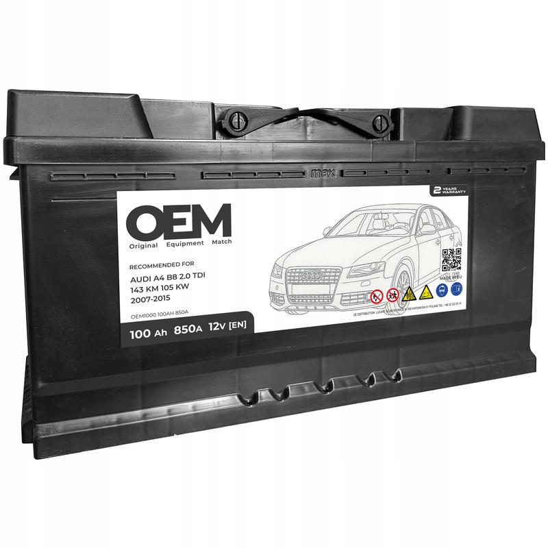 Wybór akumulatora 2.0 TDI 140KM