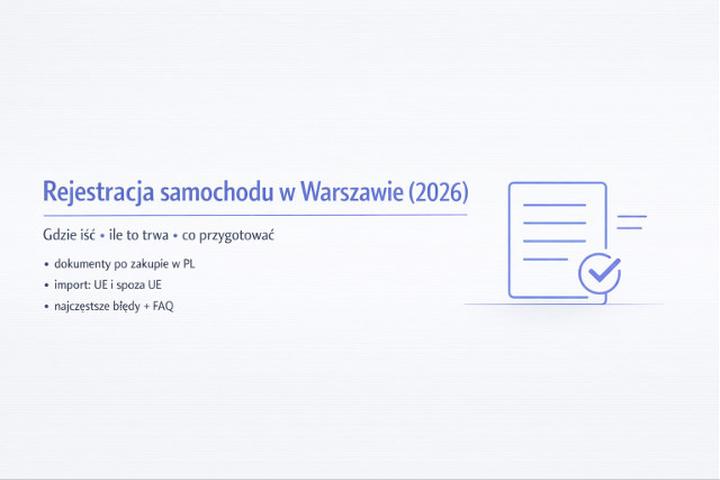 Wymagane dokumenty do przerejestrowania auta