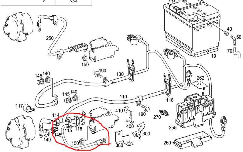 Akumulator do Mercedesa W203