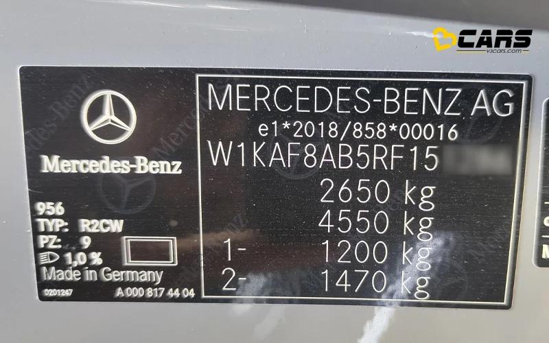 Dekoder VIN Mercedes
