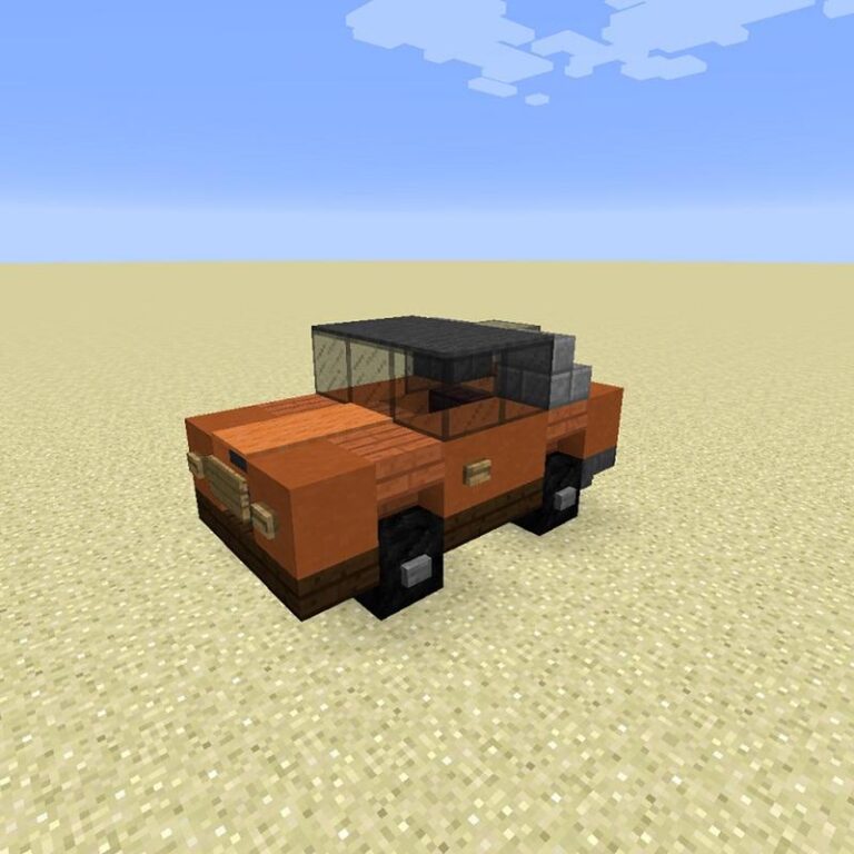 Tworzenie funkcjonalnego samochodu w Minecraft – krok po kroku